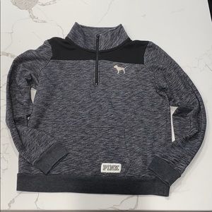 PINK half zip sweatshirt